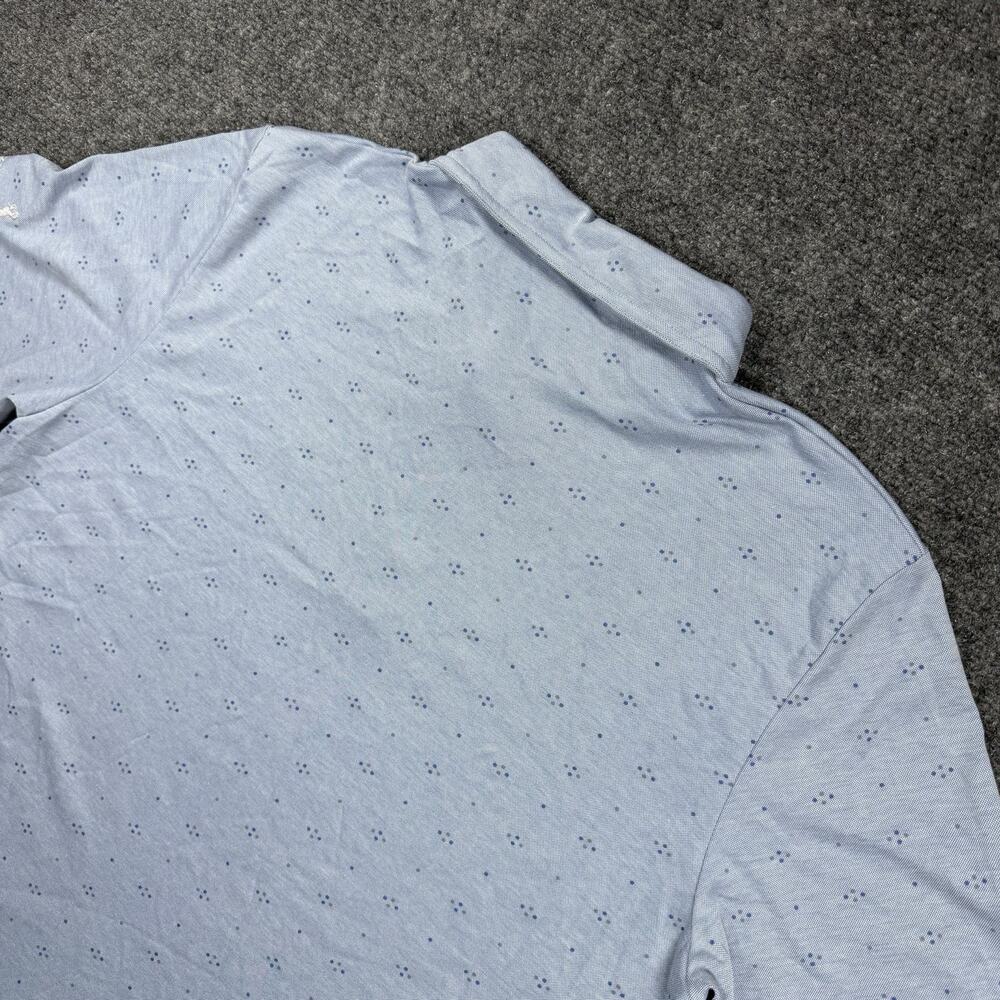 TravisMathew Men’s XL Light Blue Micro Print Golf Polo Golf Legend Embroidered - Picture 7 of 9